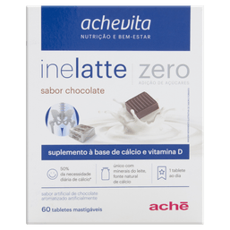 INELATTE ZERO ACUCAR CHOCOLATE 60 TABLETES
