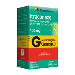 ITRACONAZOL 100MG 15 CAPS - EUR (G)
