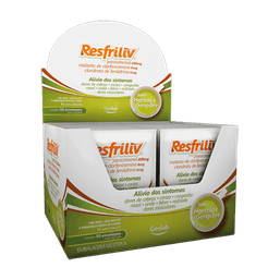 RESFRILIV HORTELA E GENGIBRE 400MG ENV 5G