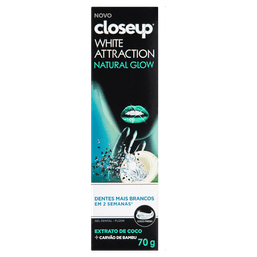 Creme Dental Close Up White Attrac Nat Glow 70G