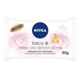 Nivea Sabonete Hidratante Talco/Oleo Amendoas 85G @