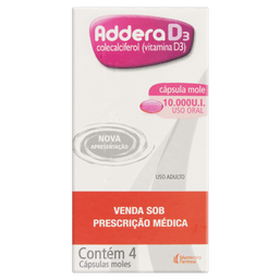 ADDERA D3 10000UI 4 CAPS