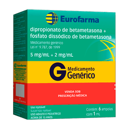 DIPRO BET+FOSFATO DIS BET INJ 6X1ML - EUR(G)
