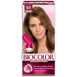 Tintura Biocolor 8.0 Louro Claro Radia Mini