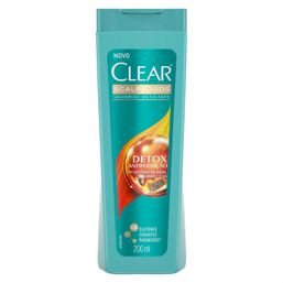 Shampoo Clear A Caspa Detox Antipoluicao 200Ml @