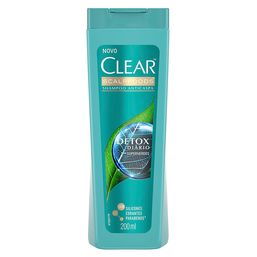 Shampoo Clear A Caspa Detox Diario 200Ml