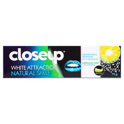 Creme Dental Close Up White Attrac Nat Smile 70G