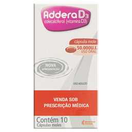 Addera D3 50.000Ui 10 Caps