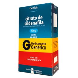 Citrato Sildenafila 50Mg 2 Cprs - Geo (G) @