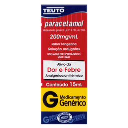 PARACETAMOL 200MG/ML 15ML - TEU (G)