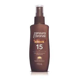 Cenoura Bronze Fps 15 Spray Oleo 110Ml - Novo