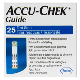 ACCU-CHEK GUIDE TEST STRIP 25 TIRAS