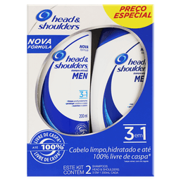 Shampoo Head & Shoulders 3 X 1 200Ml C/2 Preco Esp (d)