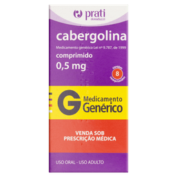 Cabergolina 0,5Mg 8 Cprs - Prat (G)