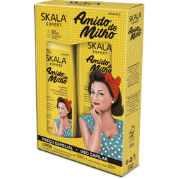 Skala Kit Sh+Condicionador Amido De Milho 325Ml