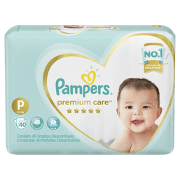 Fralda Pampers Premium Care P C/40