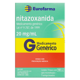 NITAZOXANIDA 20MG/ML 100ML - EUR (G)