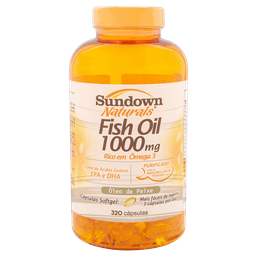SUNDOWN NATURALS OMEGA 3 FISH OIL 1000MG 320 CPRS
