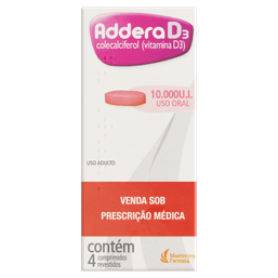 Addera D3 10.000Ui 4 Cprs @