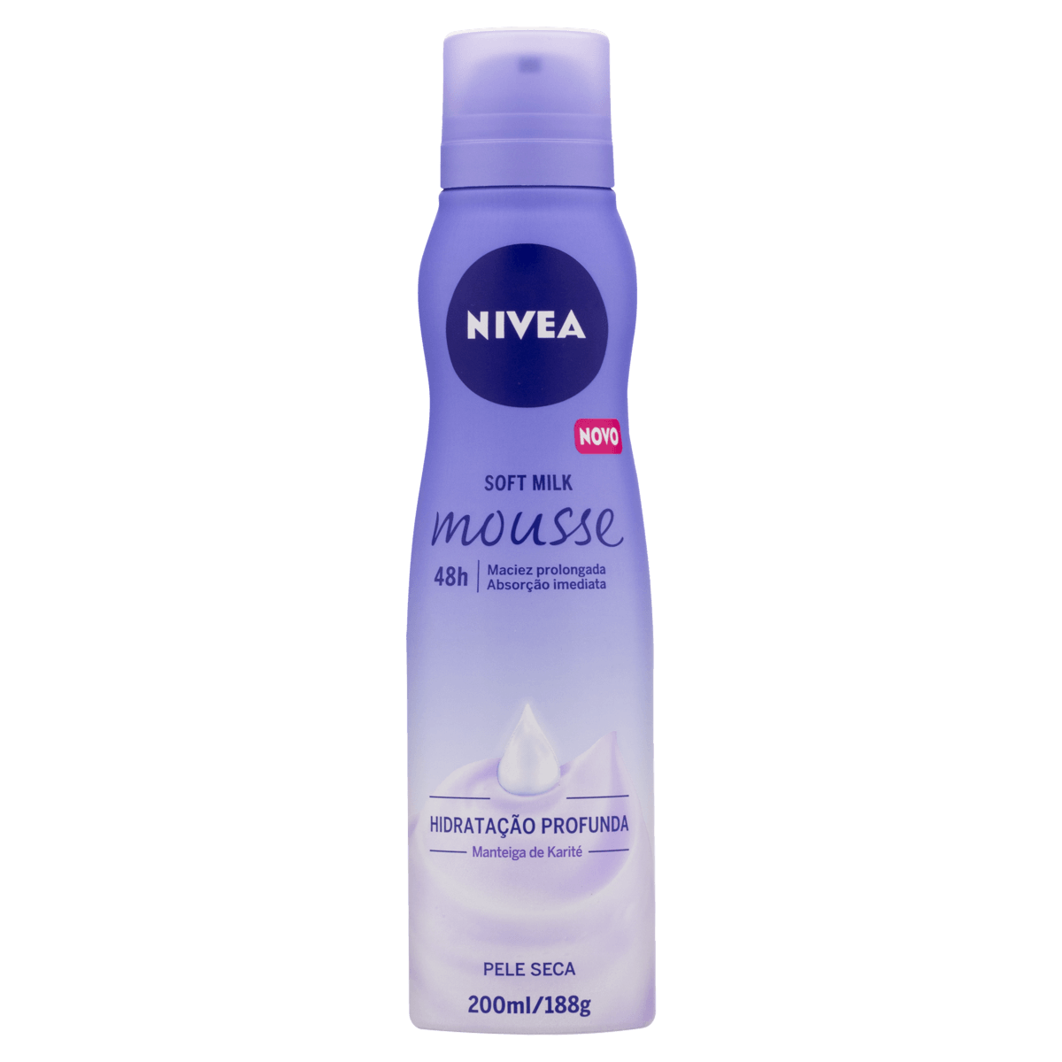 Nivea Hidrat Mousse Milk Soft 200ml