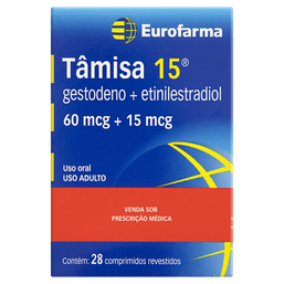 TAMISA 15 0,60+0,15MG 28 CPRS