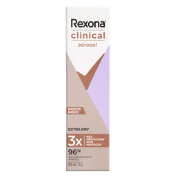 Desodorante Rexona Aerosol 3X Woman Clinical Extra Dry 150Ml