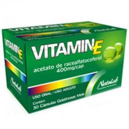 Vitamin E 400Mg 30 Cprs - Natulab