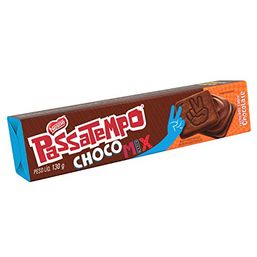 Biscoito Passatempo Chocomix Recheado Chocolate 130G