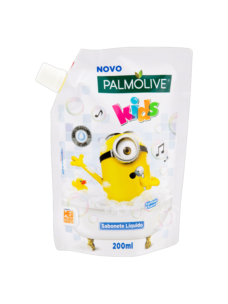 Refil Sabonete Líquido Palmolive Kids Minions - 200ml - Fikbella
