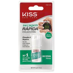 KISS COLA PARA UNHAS SECAGEM RAPIDA@