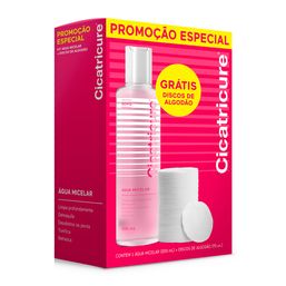 CICATRICURE AGUA MICELAR 200ML + ALGODAO GRTS@
