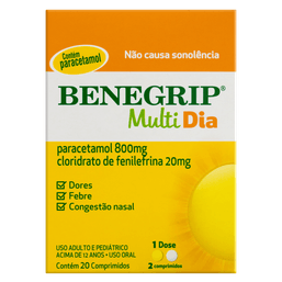Benegrip Multi Dia 20 Cprs
