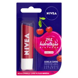 Hidrat Labial Nivea Cereja Shine 4,8G