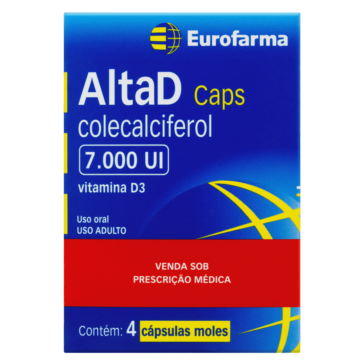 Vitamina D Alta D 7000UI Eurofarma 4 C psulas vitamina-d-alta-d-7000ui-eurofarma-4-c-psulas