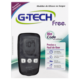KIT MEDIDOR DE GLICOSE G-TECH FREE 1