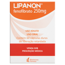 LIPANON RETARD 250MG 60 CAPS