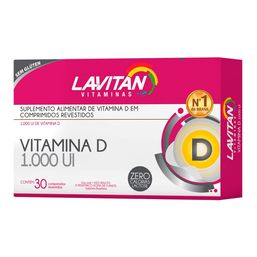 LAVITAN VITAMINA D 1.000UI 30 CPRS D