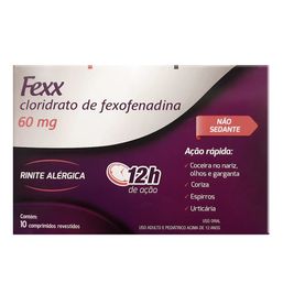 FEXX 60MG 10 CPRS