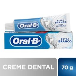 Creme Dental Oral B Extra Branco 70Gr