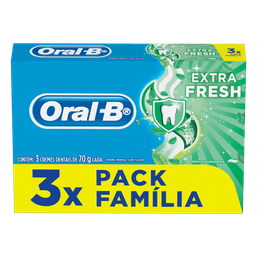 Creme Dental Oral B Extra Fresh 70Gr C/3