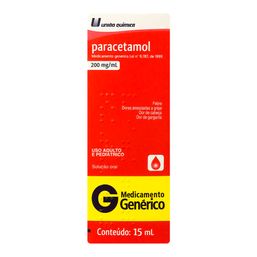 PARACETAMOL  200MG/ML  15ML - UNQ (G) @