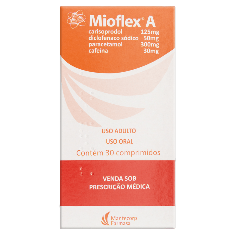 Mioflex A 125mg 50mg 300mg 30mg Cosmed 30 Comprimidos