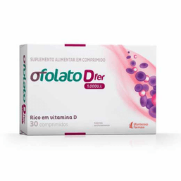 OFOLATO D FER 1000UI 30 CPRS