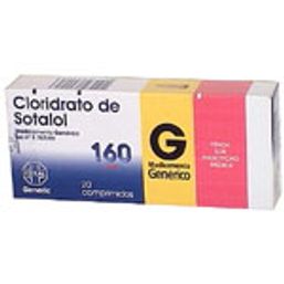 CLO SOTALOL 160MG 20 CPRS - SAND(G)