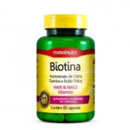 BIOTINA PLUS + VIT.B1, B5, AC.FOLICO 60 CAPS