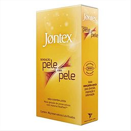 PRESER JONTEX SENSACAO PELE COM PELE C/4 UNID
