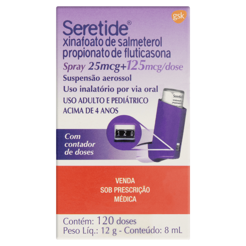 SERETIDE 25/125MCG SPRAY 120 DOSES - PBM