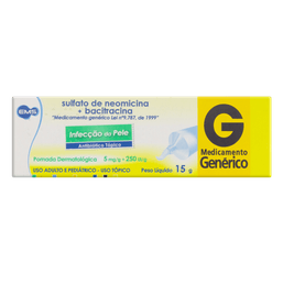 SULF NEOMI+BACITRACINA POM 15G - EMS(G) @