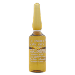 FLUIMUCIL 100MG/ML 5X3ML INJ
