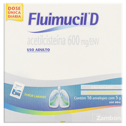 FLUIMUCIL D 600MG LARAN 16 ENV